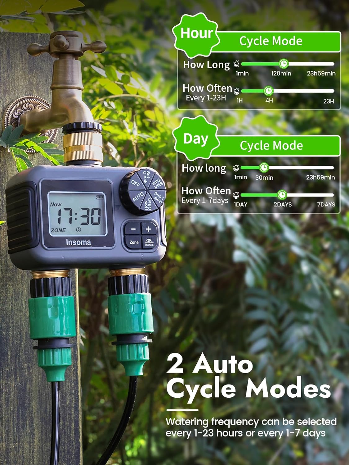 Système d'arrosage intelligent - Timer Dual Outlet avis et prix